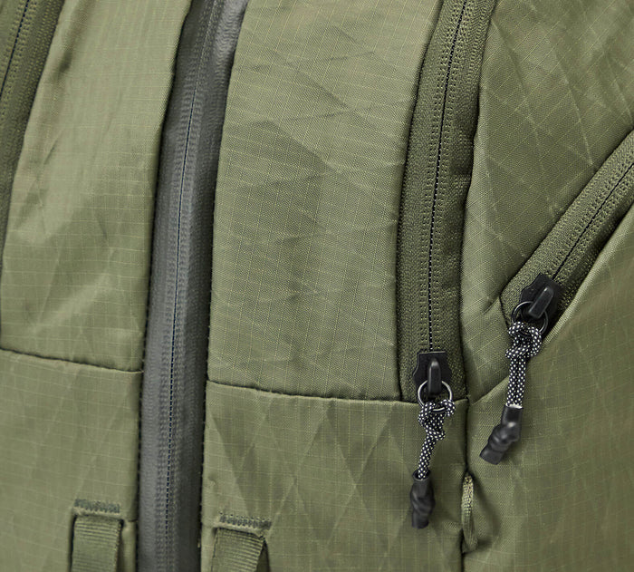 Multi Zip Lightweight Adventure Travel Backpack Bag
