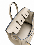 Birkin 25 Retourne in Trench Togo Leather (Gold Hardware) — Refined Structured Tote