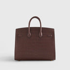 Birkin 20 Alligator Havane Gold Hardware Matte — Versatile Top-Handle Handbag