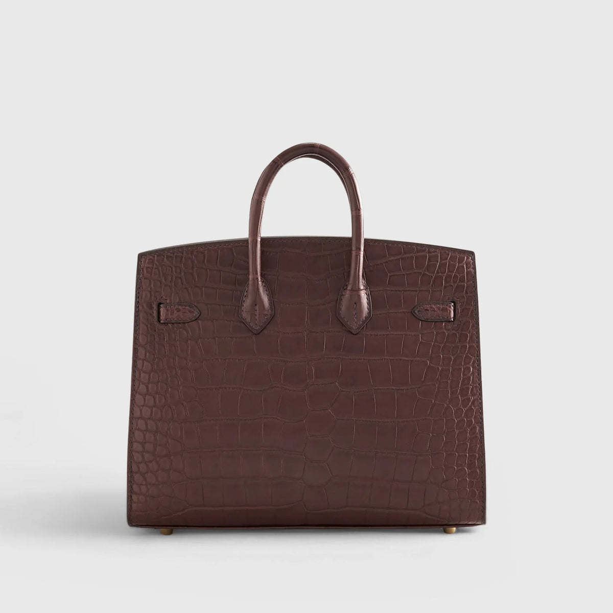 Birkin 20 Alligator Havane Gold Hardware Matte — Versatile Top-Handle Handbag