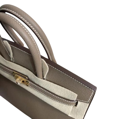 Birkin 25 Sellier 18 Etoupe Epsom Gold Hardware — Elegant Hand-Carry Design