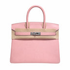 Birkin 25 Retourne 3Q Rose Sakura Togo Silver Hardware — Distinctive Carryall Silhouette