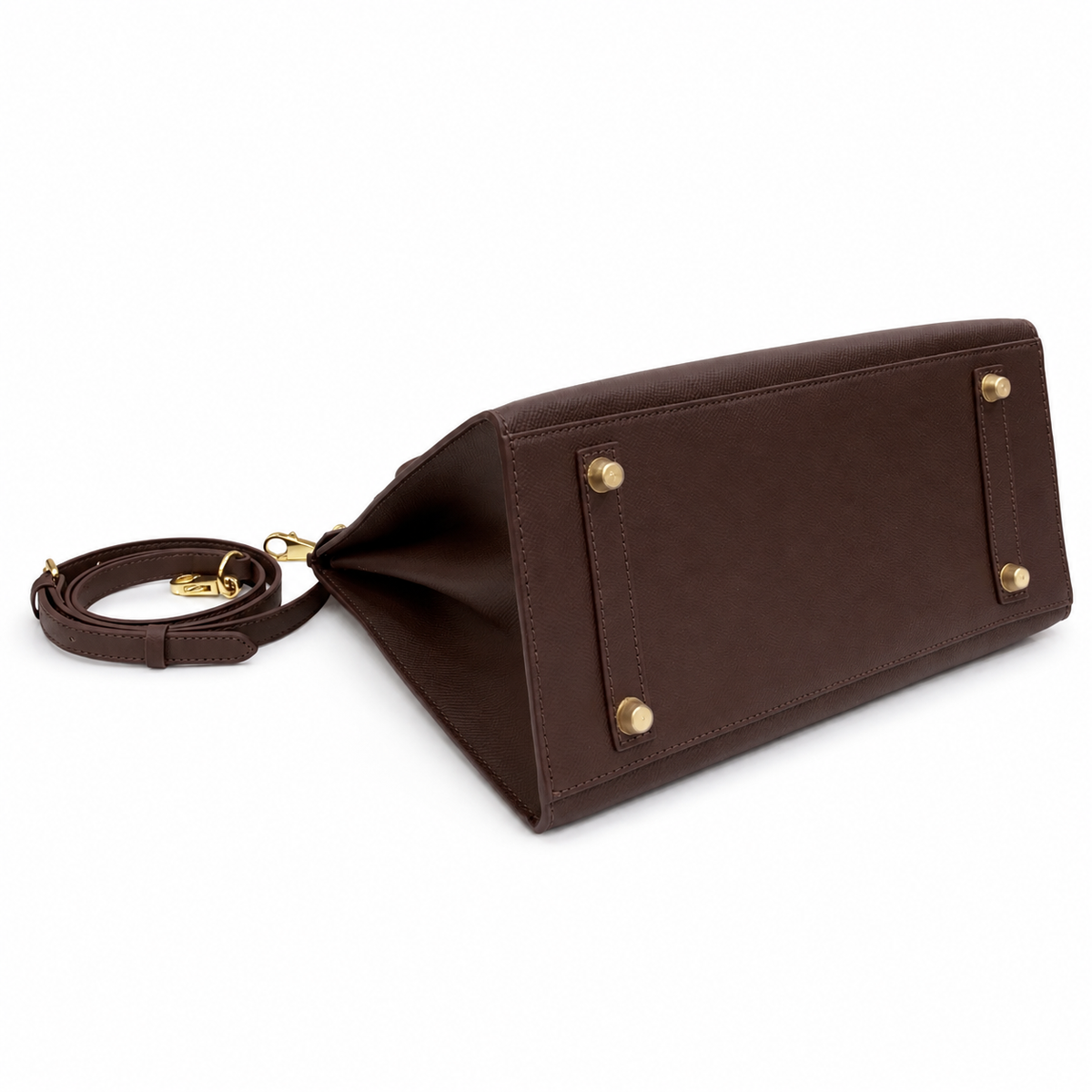 Birkin Style 25/30 Sellier in Chocolat Epsom Leather (Gold Hardware) — Elegant Hand-Carry Design