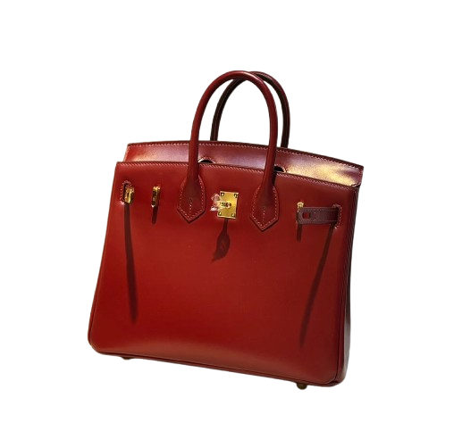 Birkin 25 Sellier in Rouge H Boxcalf Leather (Gold Hardware) — Refined Structured Tote