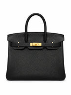 Birkin 30 Retourne in Noir Togo Leather (Gold Hardware) — Refined Structured Tote