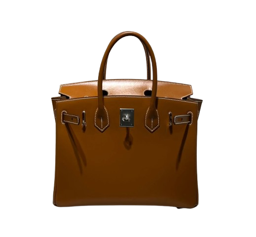 Birkin 30 Sellier in Gold Boxcalf Leather (Palladium Hardware) — Timeless Structured Handbag