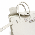 Birkin 30 Retourne in Craie Togo Leather (Palladium Hardware) — Sophisticated Tote Style