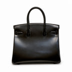 Rare Limited Edition Birkin 30cm So Black Total Matte-Hardware Luxury Tote — Distinctive Carryall Silhouette