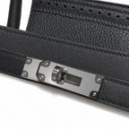 Birkin Ghillies 30 Total Black Leather Top-Handle Bag — Structured Top-Handle Tote