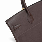Large Birkin HAC 40cm Men's Tote in Premium Chocolate Brown Togo Cowhide — Streamlined Structured Bag