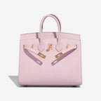 Birkin HSS 25 Epsom Mauve Pâle / Rose Sakura Golden Lock — Distinctive Carryall Silhouette