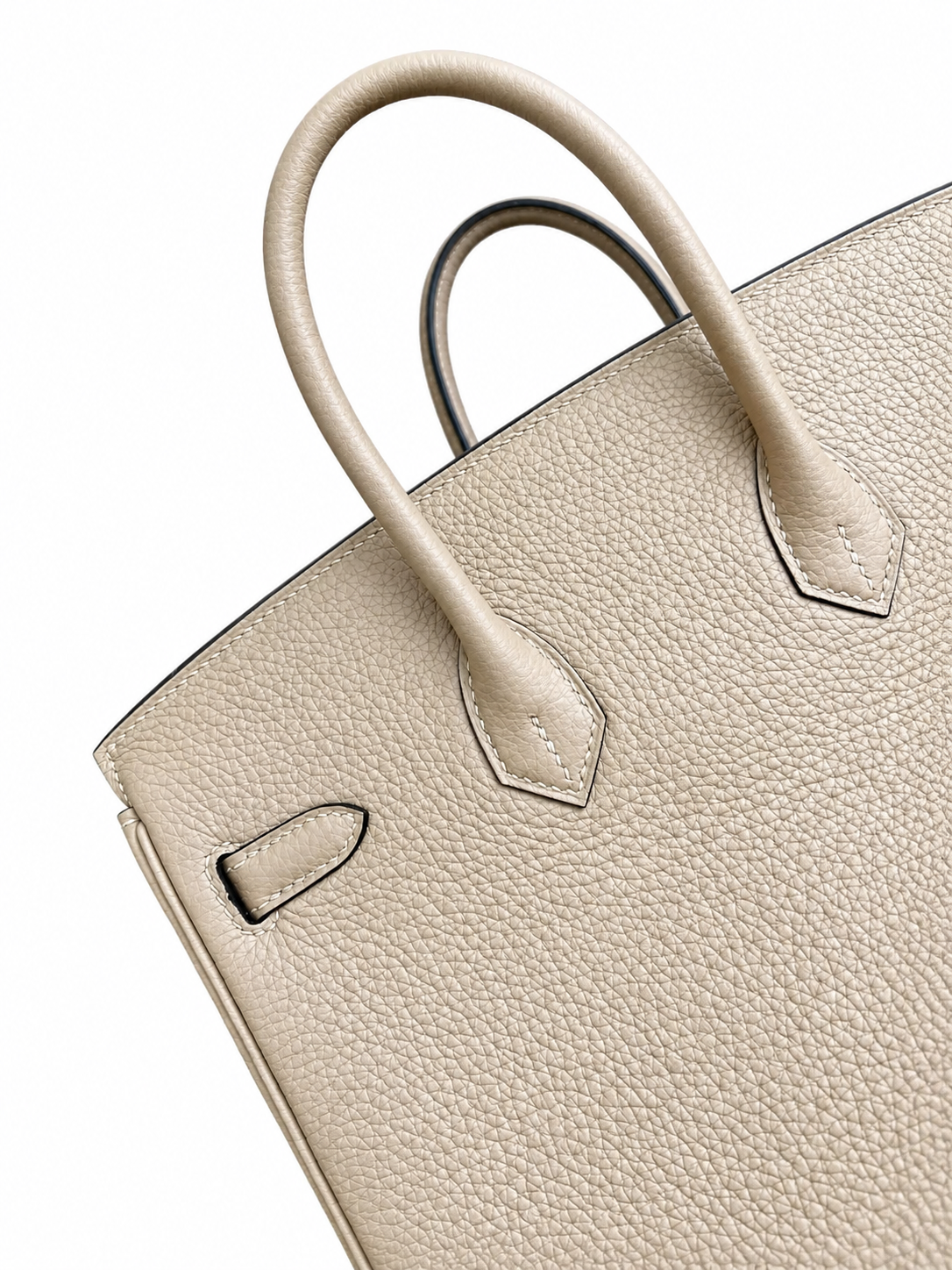 Birkin 25 Retourne in Trench Togo Leather (Gold Hardware) — Refined Structured Tote