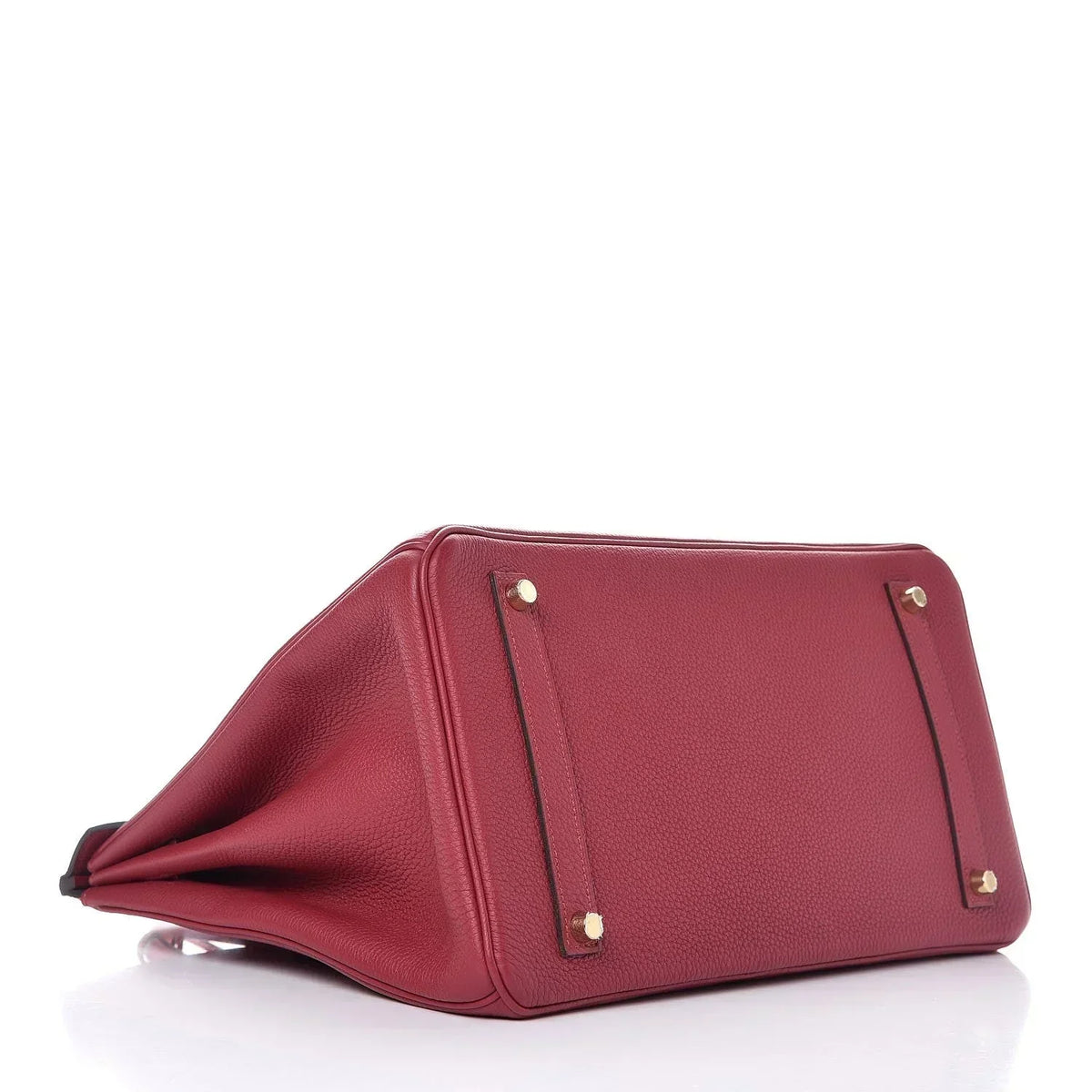 Birkin 25cm Rouge H Bordeaux Red Gold Hardware Bag Y Stamp — Sophisticated Tote Style