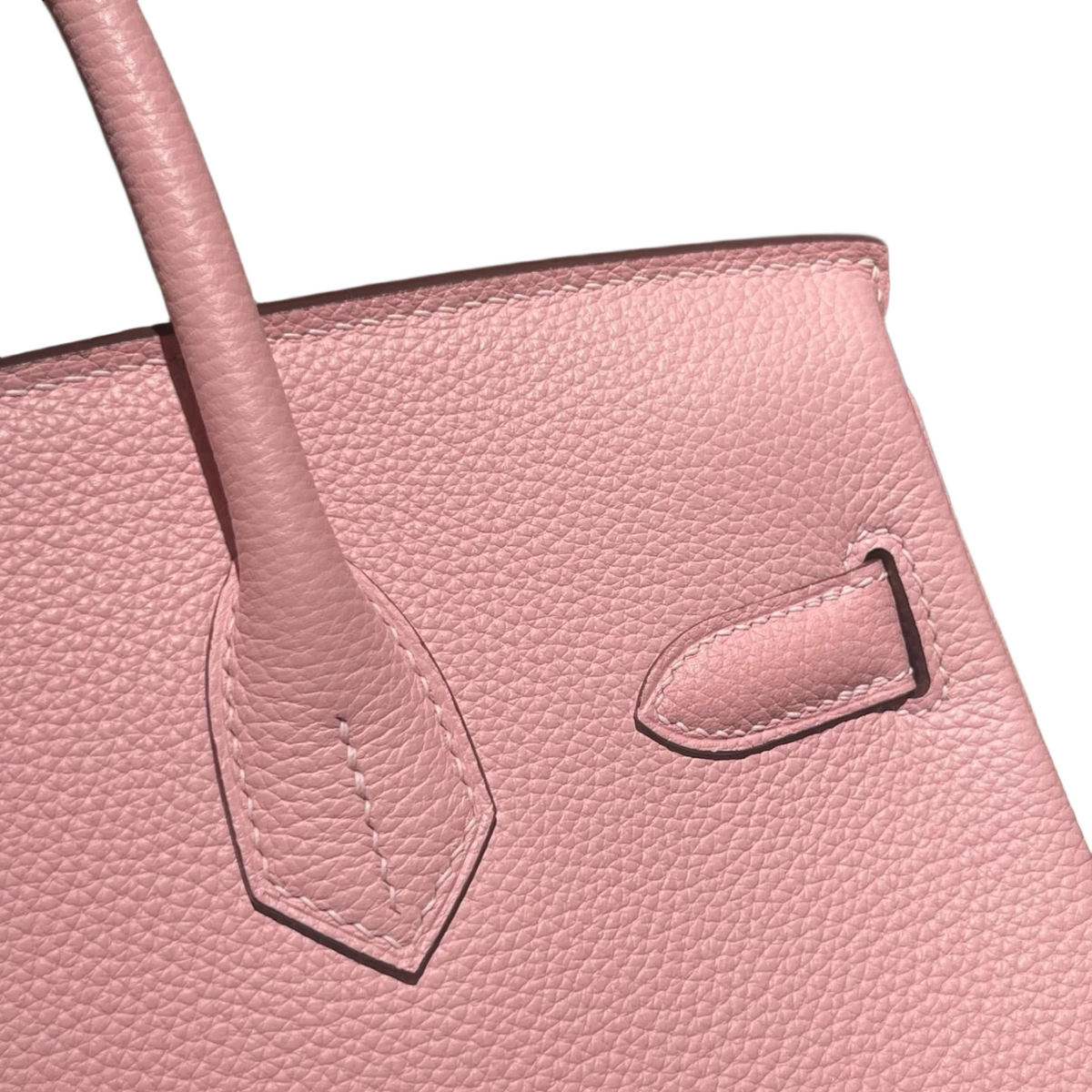 Birkin 25 Retourne 3Q Rose Sakura Togo Silver Hardware — Distinctive Carryall Silhouette