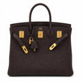 Large Birkin HAC 40cm Men's Tote in Premium Chocolate Brown Togo Cowhide — Streamlined Structured Bag