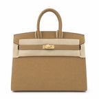 Birkin 25 Sellier 4B Biscuit Epsom Gold Hardware — Timeless Structured Handbag
