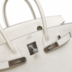 Birkin 30 Retourne in Craie Togo Leather (Palladium Hardware) — Sophisticated Tote Style