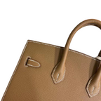 Birkin 25 Sellier 37 Gold Epsom Silver Hardware — Elegant Hand-Carry Design