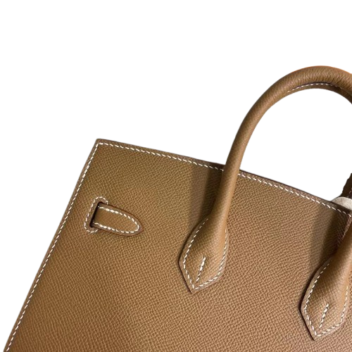 Birkin 25 Sellier 37 Gold Epsom Silver Hardware — Elegant Hand-Carry Design