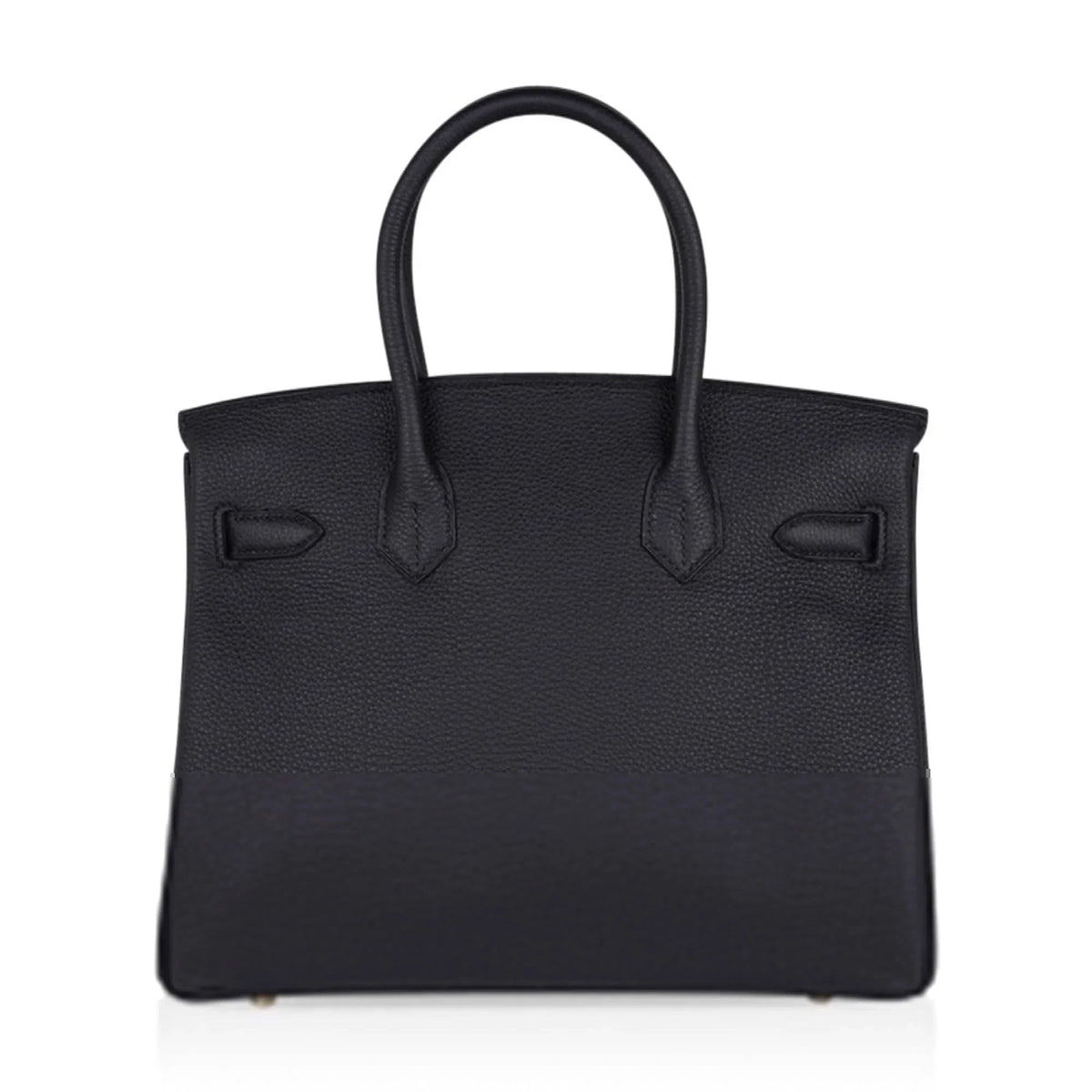 Birkin 30 Bag Black Togo Leather with Gold Hardware — Structured Top-Handle Tote