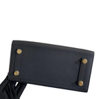 Birkin 25 Sellier 89 Black Epsom Gold Hardware — Distinctive Carryall Silhouette