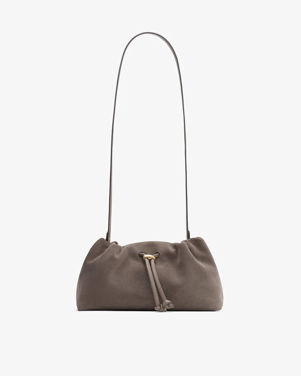 Multi-Tone Soft Leather Mini Drawstring Bag