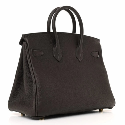 Birkin 25 Togo handbag is made of extremely soft calfskin — Refined Structured Tote