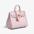 Birkin HSS 25 Epsom Mauve Pâle / Rose Sakura Golden Lock — Distinctive Carryall Silhouette