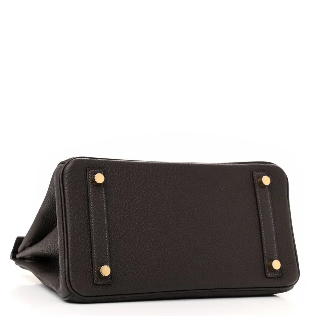 Birkin 25 Togo handbag is made of extremely soft calfskin — Refined Structured Tote