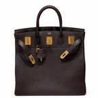 Large Birkin HAC 40cm Men's Tote in Premium Chocolate Brown Togo Cowhide — Streamlined Structured Bag