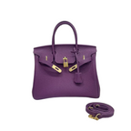 Birkin bag made of extremely Epsom Birkin 35 Anemone — Distinctive Carryall Silhouette