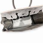 Birkin 35 Retourne in Etoupe Suede Grizzly (Gold Hardware) — Distinctive Carryall Silhouette