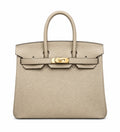 Birkin 25 Retourne in Trench Togo Leather (Gold Hardware) — Refined Structured Tote