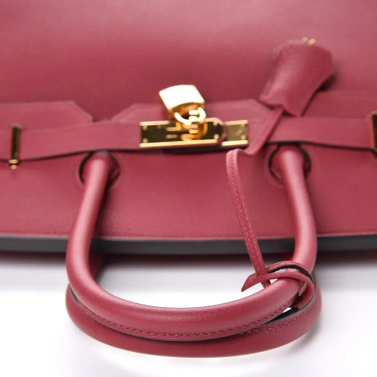 Birkin 25cm Rouge H Bordeaux Red Gold Hardware Bag Y Stamp — Sophisticated Tote Style