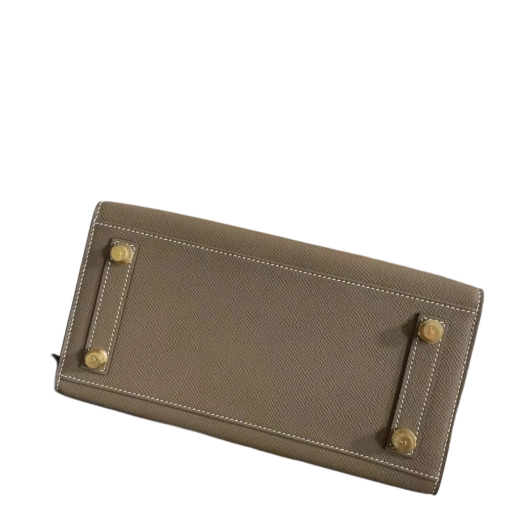 Birkin 25 Sellier 18 Etoupe Epsom Gold Hardware — Elegant Hand-Carry Design