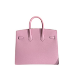 Birkin 25 Sellier Mauve Sylvestre Epsom Gold Hardware — Structured Top-Handle Tote