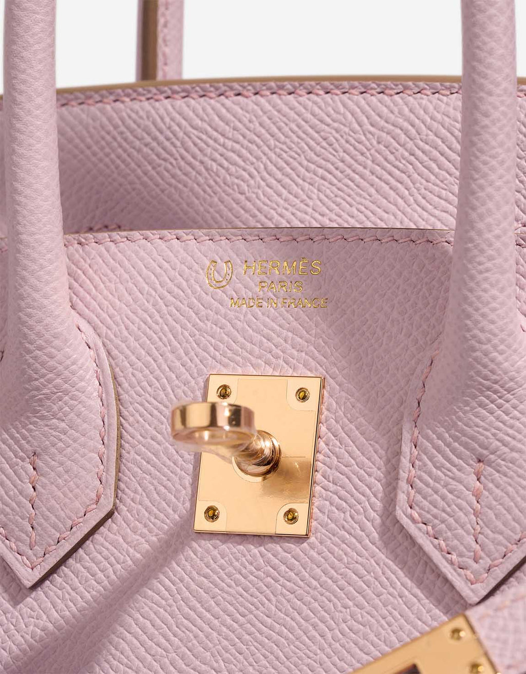Birkin HSS 25 Epsom Mauve Pâle / Rose Sakura Golden Lock — Distinctive Carryall Silhouette
