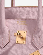 Birkin HSS 25 Epsom Mauve Pâle / Rose Sakura Golden Lock — Distinctive Carryall Silhouette
