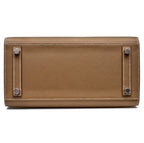 Etoupe Epsom Birkin 25 Sellier Palladium Hardware — Timeless Structured Handbag