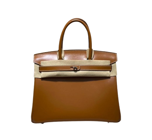 Birkin 30 Sellier in Gold Boxcalf Leather (Palladium Hardware) — Timeless Structured Handbag