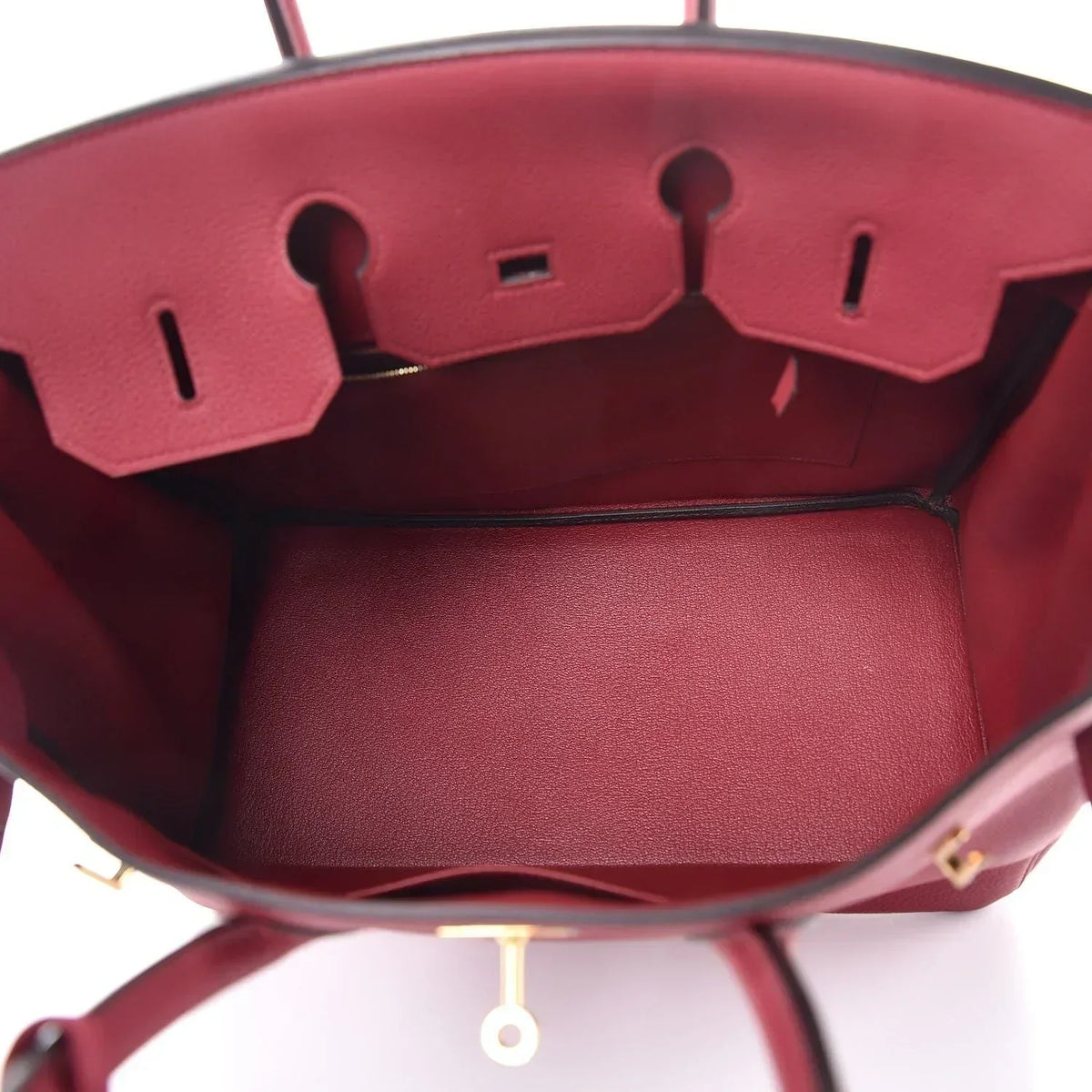 Birkin 25cm Rouge H Bordeaux Red Gold Hardware Bag Y Stamp — Sophisticated Tote Style