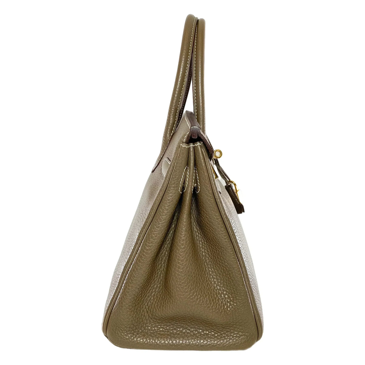Birkin bag made of extremely Togo Birkin 30 Etoupe — Structured Top-Handle Tote