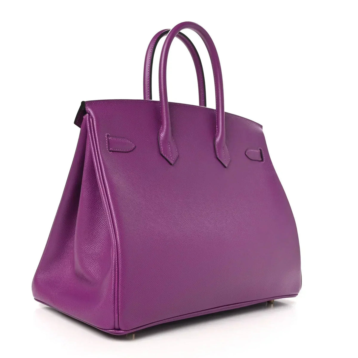 Birkin bag made of extremely Epsom Birkin 35 Anemone — Distinctive Carryall Silhouette