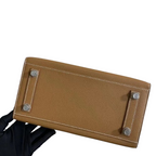 Birkin 25 Sellier 37 Gold Epsom Silver Hardware — Elegant Hand-Carry Design