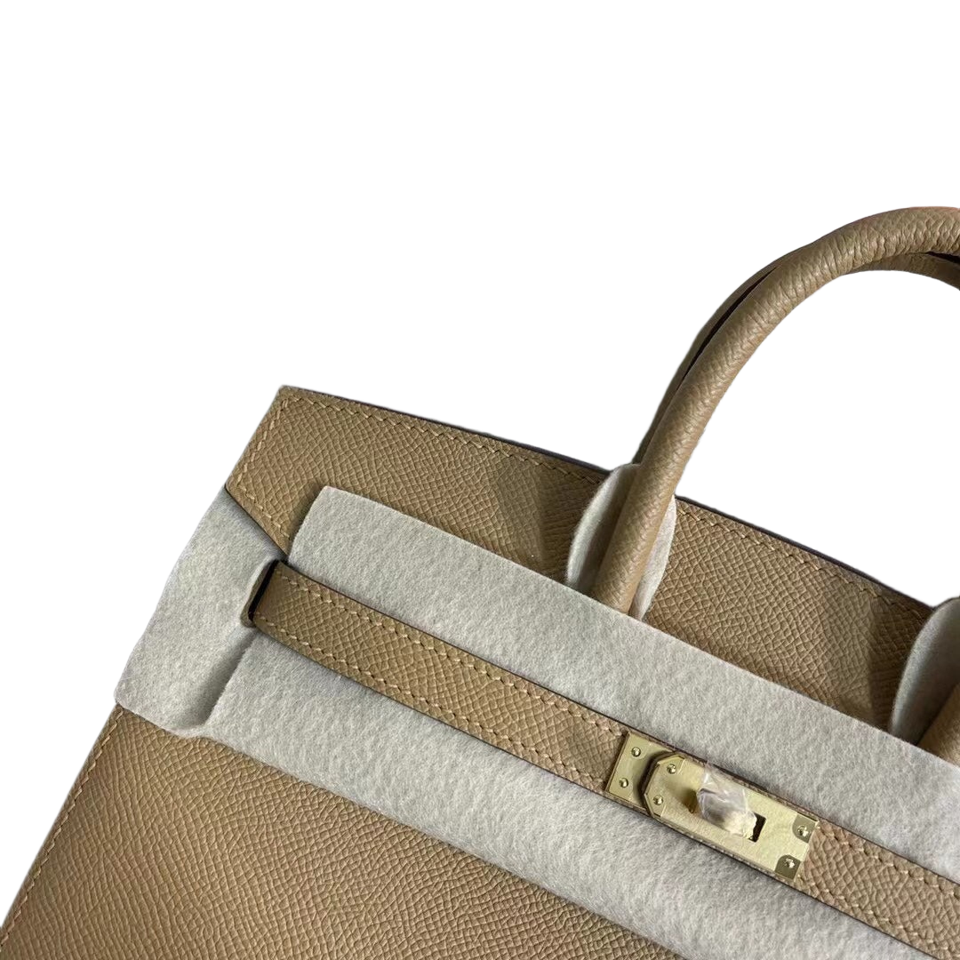 Birkin 25 Sellier 4B Biscuit Epsom Gold Hardware — Timeless Structured Handbag