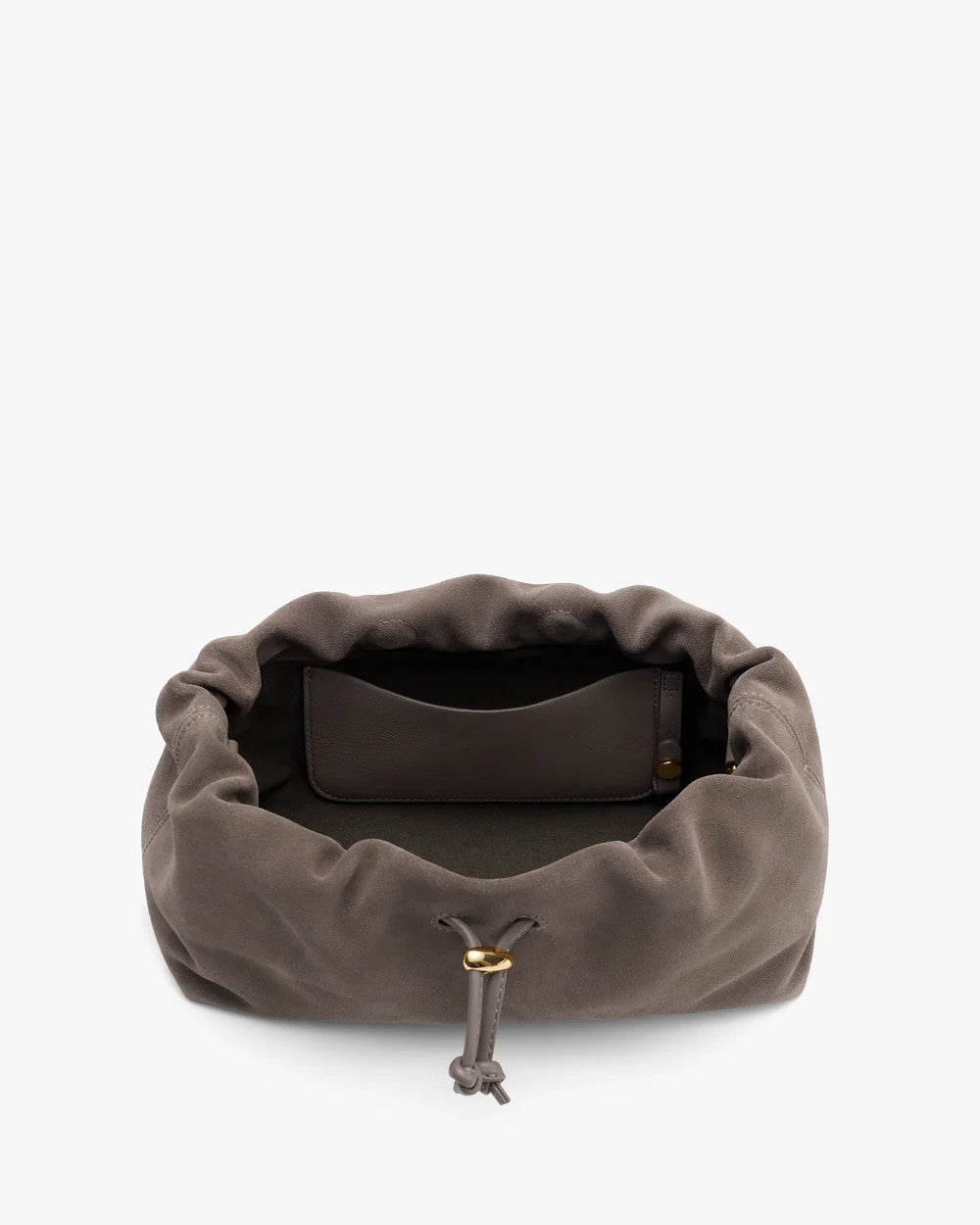 Multi-Tone Soft Leather Mini Drawstring Bag