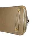 Birkin bag made of extremely Togo Birkin 30 Etoupe — Structured Top-Handle Tote