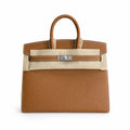 Birkin 25 Sellier 37 Gold Epsom Silver Hardware — Elegant Hand-Carry Design