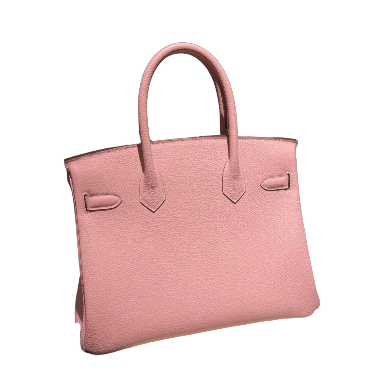 Birkin 25 Retourne 3Q Rose Sakura Togo Silver Hardware — Distinctive Carryall Silhouette