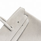 Birkin 35 Retourne in Etoupe Suede Grizzly (Gold Hardware) — Distinctive Carryall Silhouette